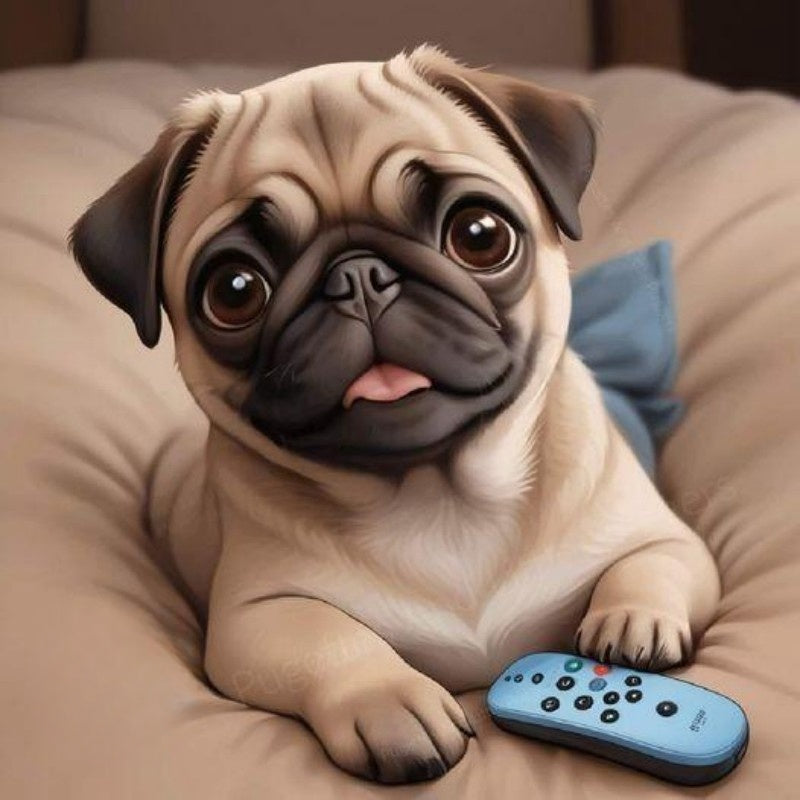 Dog Pug | Diamond Painting
