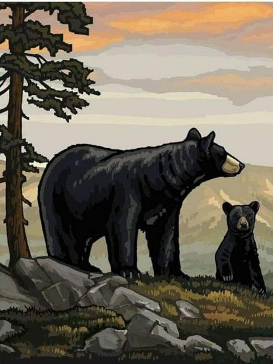 Black Bear | Diamond Painting