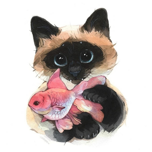 Siamese Cat | Diamond Painting
