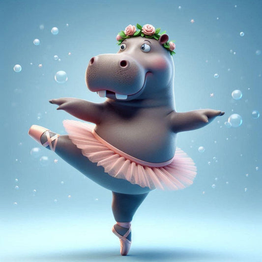 Hippo | Diamond Painting