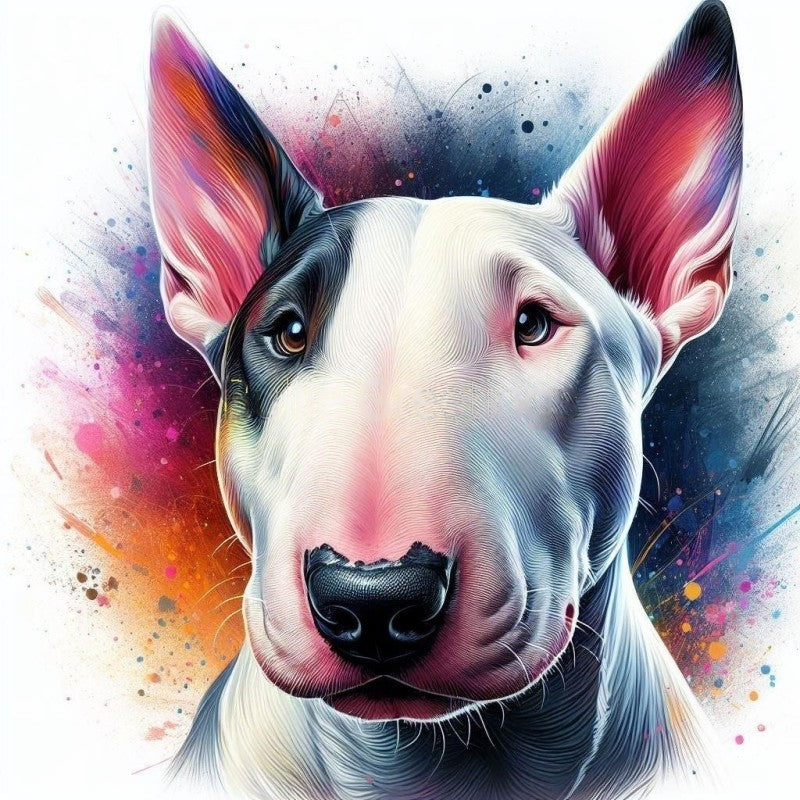 English Bull Terrier Dog | Diamond Painting