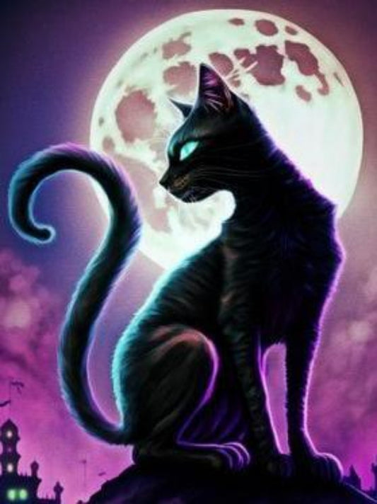 Midnight Cat | Diamond Painting