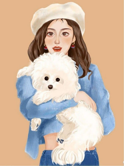 Dog Bichon Frise | Diamond Painting