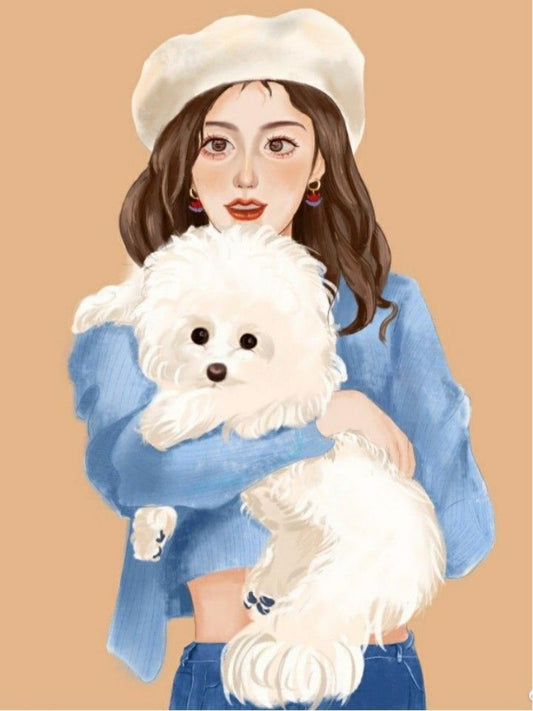 Dog Bichon Frise | Diamond Painting