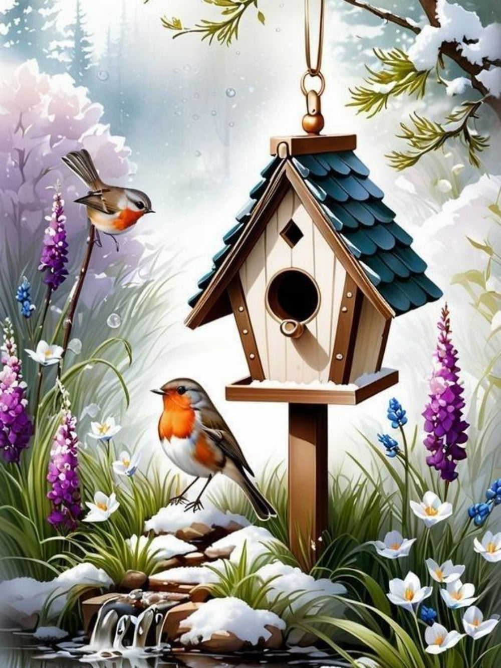 Bird House | Diamond Painting