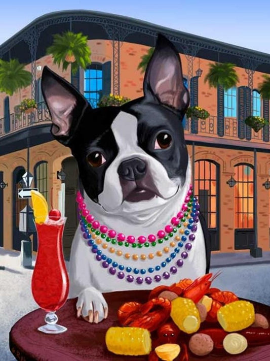 Boston Terrier Dog | Diamond Painting