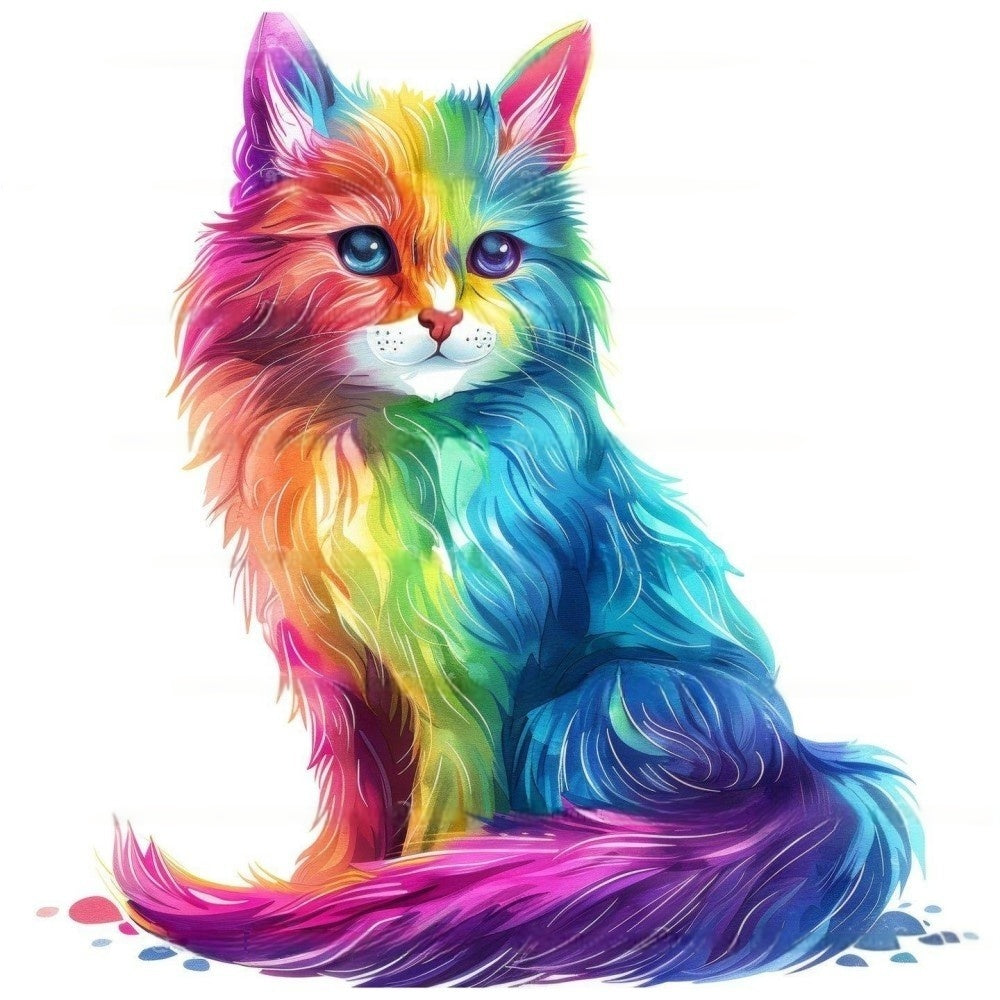 Colorful Cat | Diamond Painting