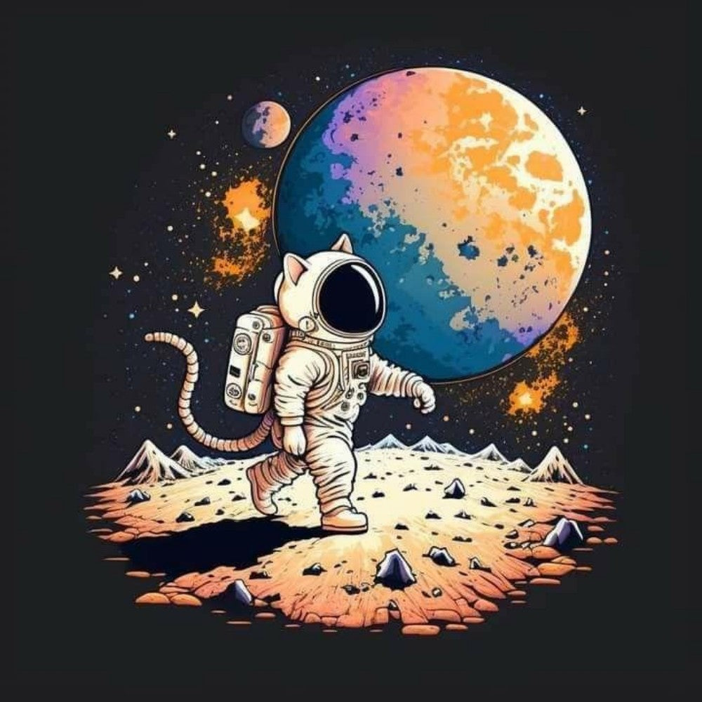 Cats in Space | Diamond Painting