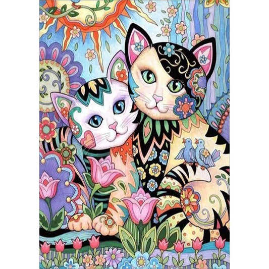 Colorful Cat | Diamond Painting