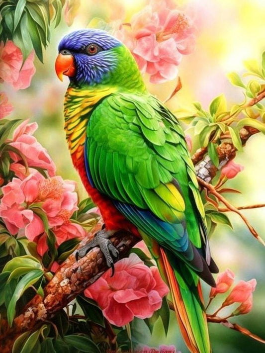 Rainbow Parrots | Diamond Painting