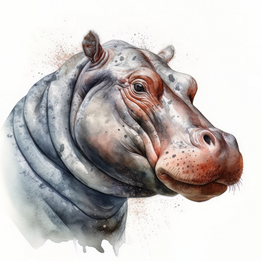 Hippo | Diamond Painting