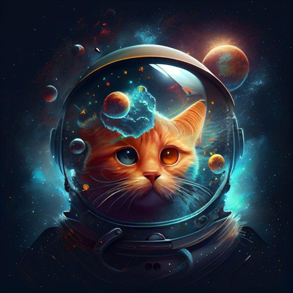 Cats in Space | Diamond Painting