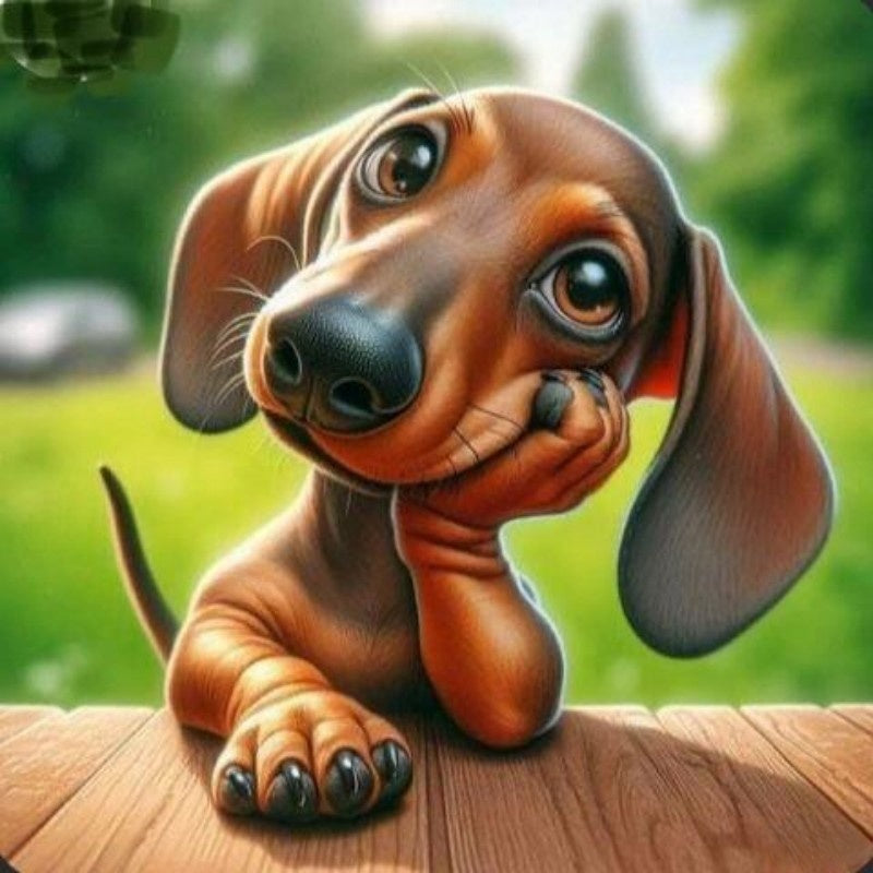 Dachshund Dog | Diamond Painting