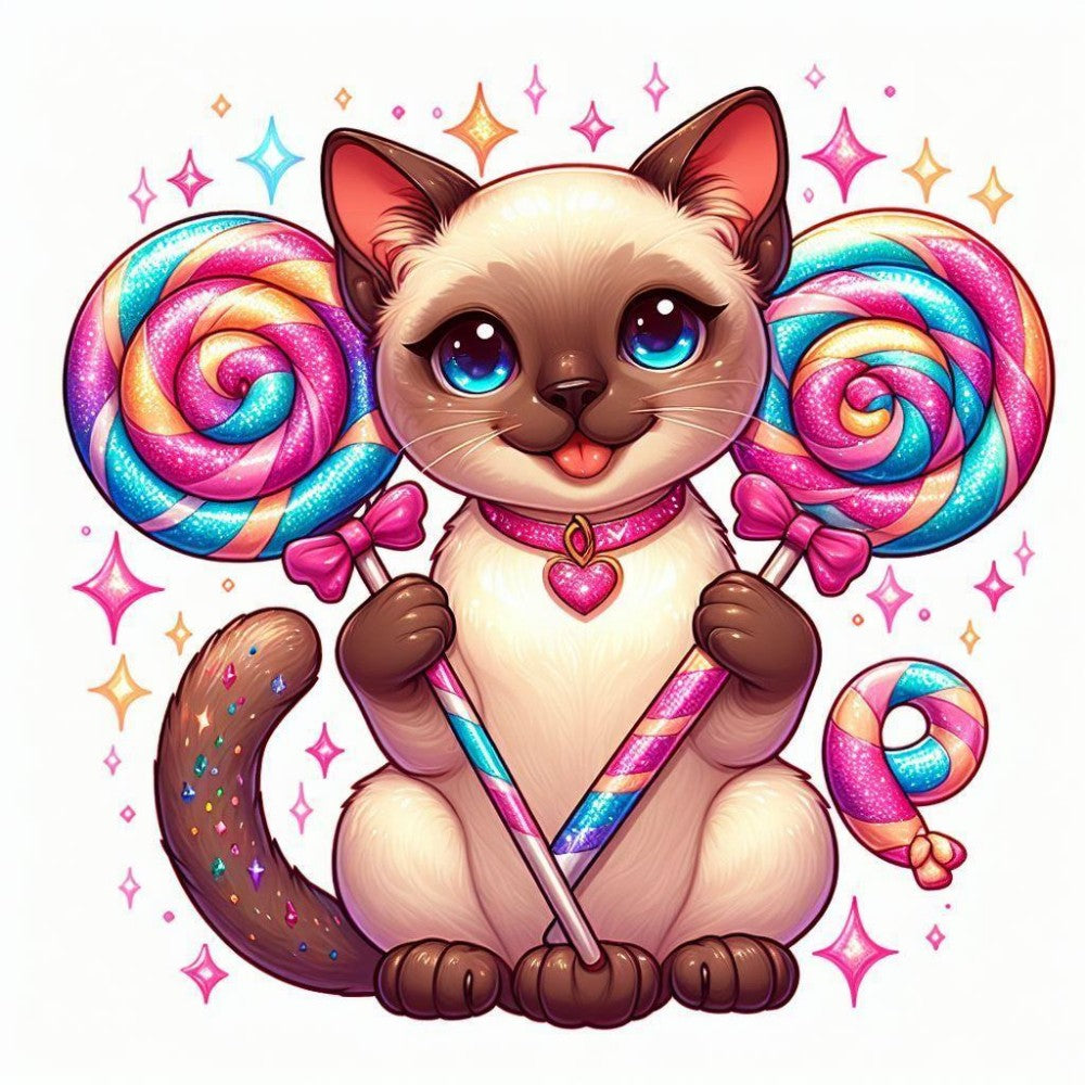 Siamese Cat | Diamond Painting