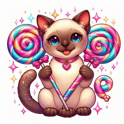 Siamese Cat | Diamond Painting