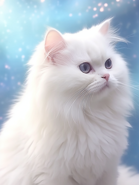 White Cat | Diamond Painting