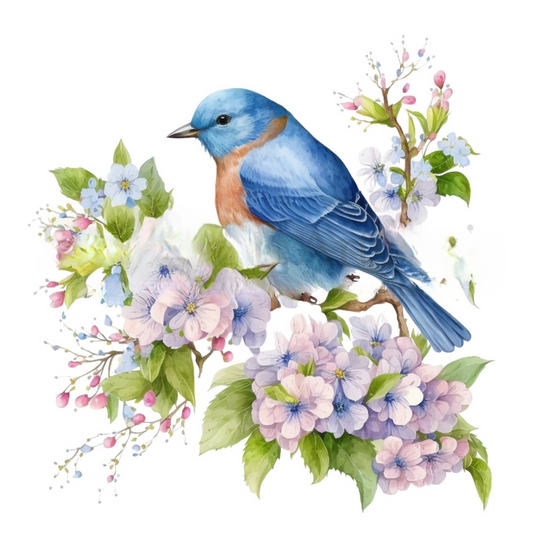 Birds and Flowers | Diamond Painting