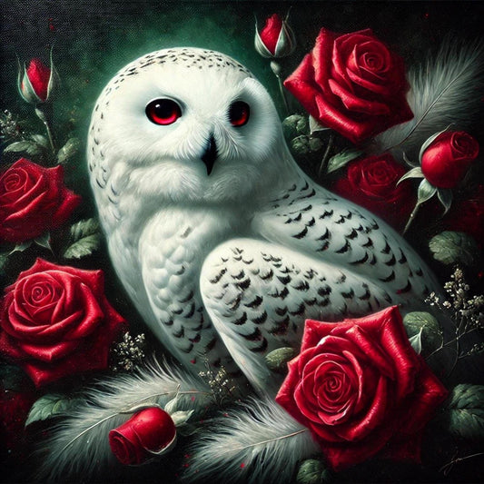 Snowy owl (White Owl) | Diamond Painting