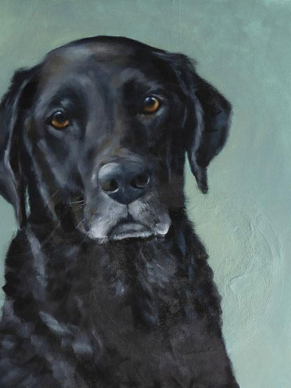 Black Labrador Dog | Diamond Painting