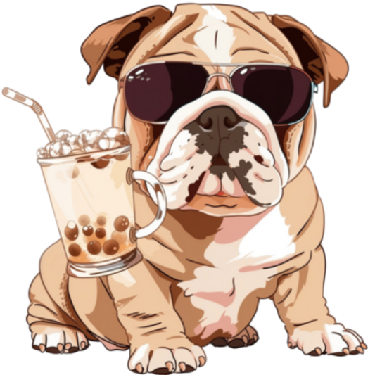 Dog English Bulldog | Diamond Painting