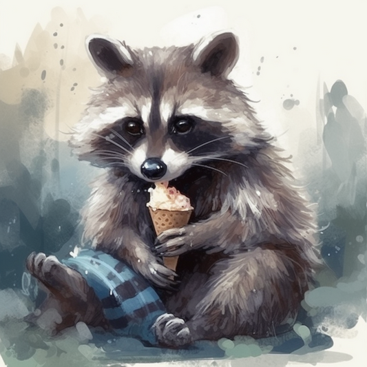 Raccoon | Diamond Painting