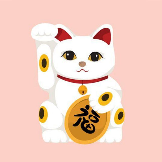 Bell Lucky Cat | Diamond Painting