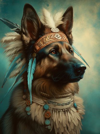 Dog German Shepherd | Diamond Painting