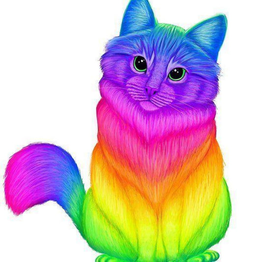 Colorful Cat | Diamond Painting