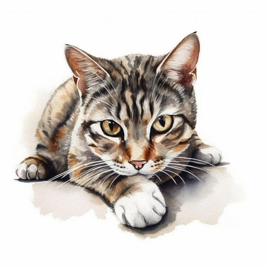 Tabby Cat | Diamond Painting