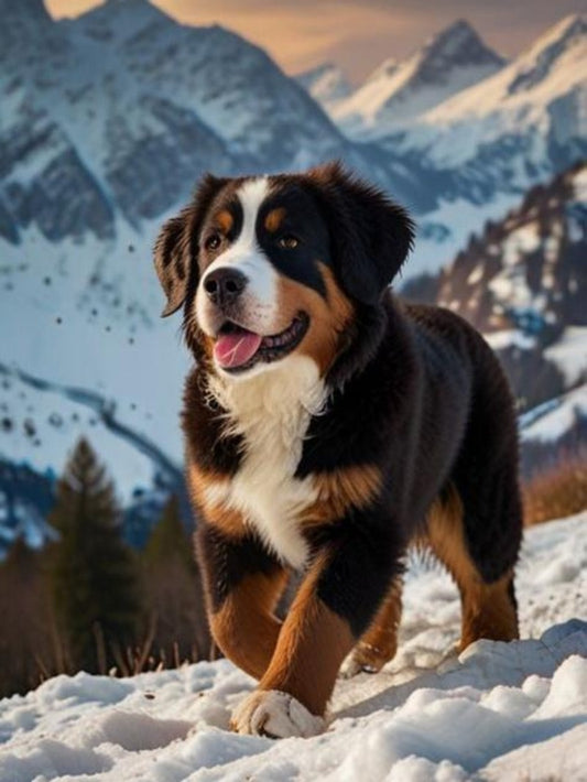 Bernese Mountain Dog | Diamond Painting