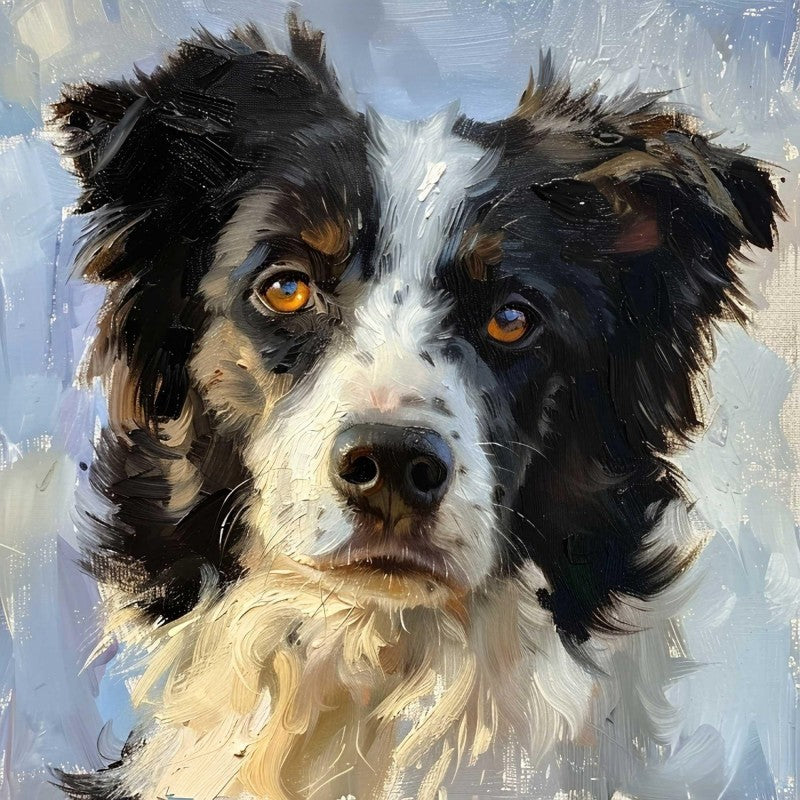 Dog Border Collie | Diamond Painting