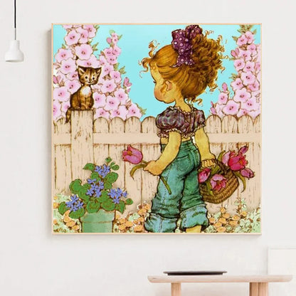 Beautiful Girl | Diamond Painting