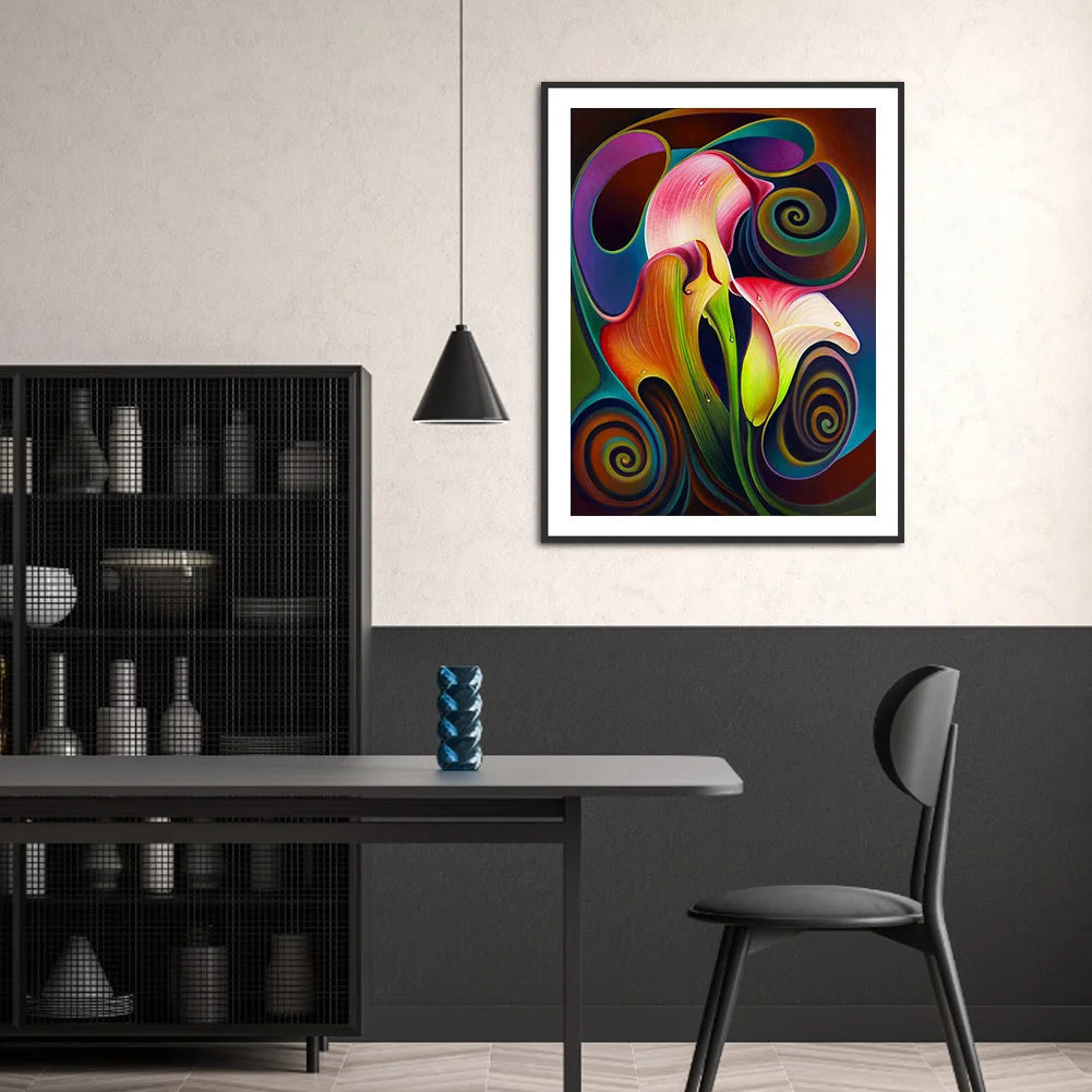 Abstract Flower | Diamond Painting