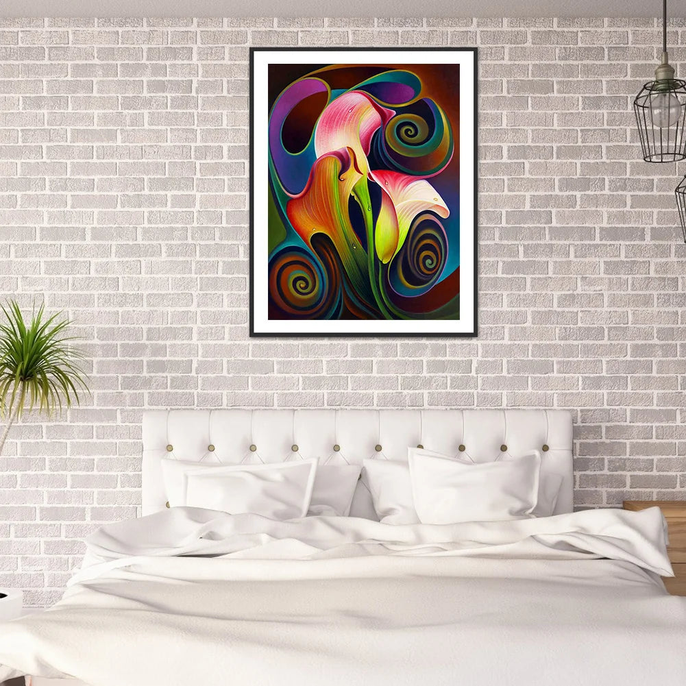 Abstract Flower | Diamond Painting