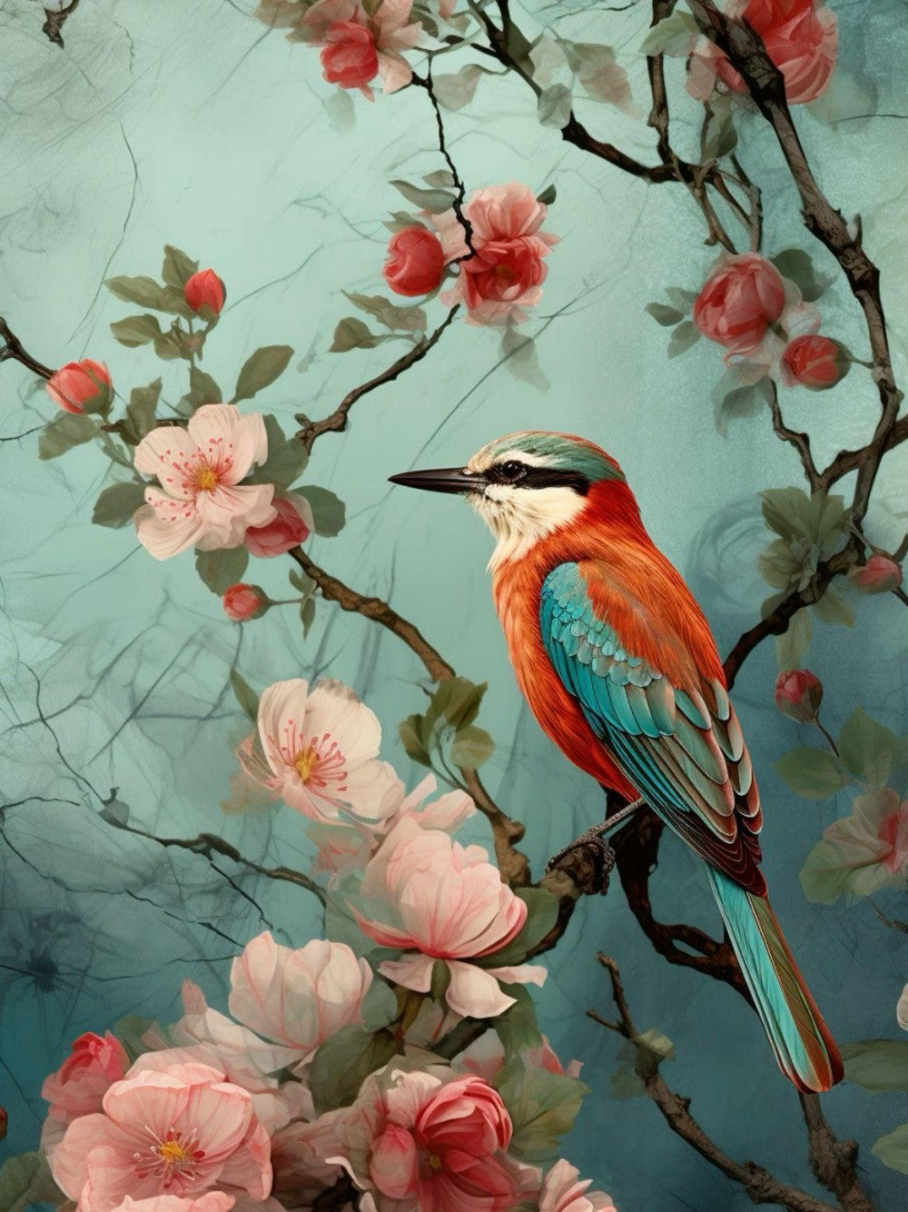 Birds and Flowers | Diamond Painting