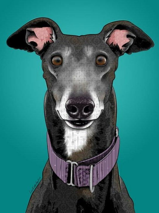 Greyhound Dog | Diamond Painting