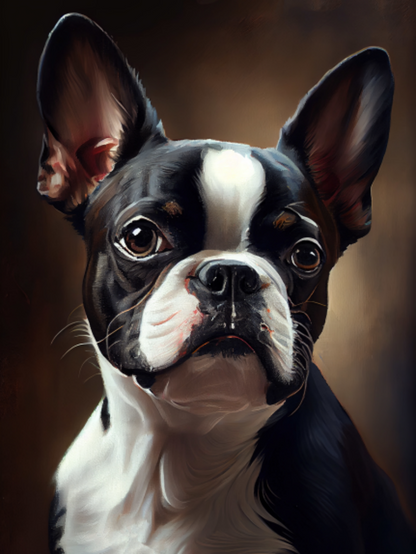Boston Terrier Dog | Diamond Painting