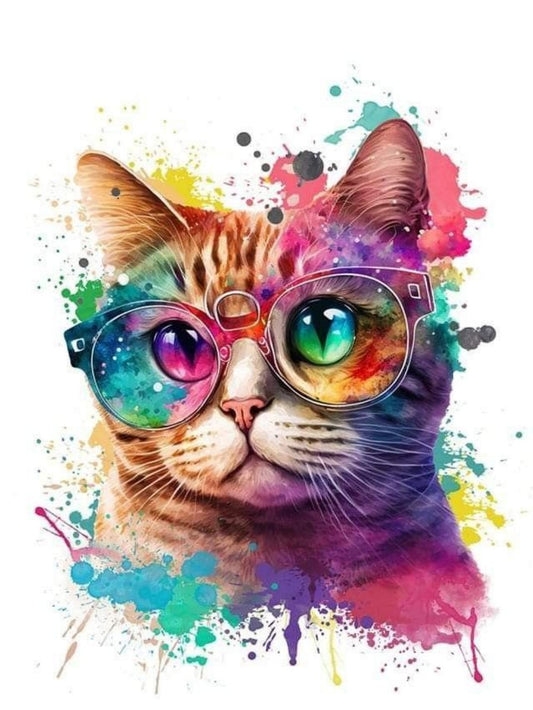 Colorful Cat | Diamond Painting