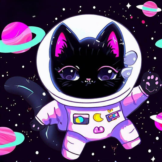 Cats in Space | Diamond Painting