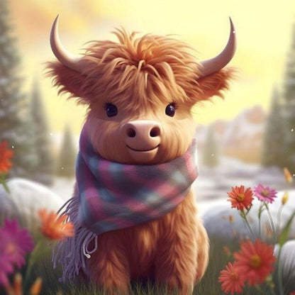 Highland Cow | Diamond Painting