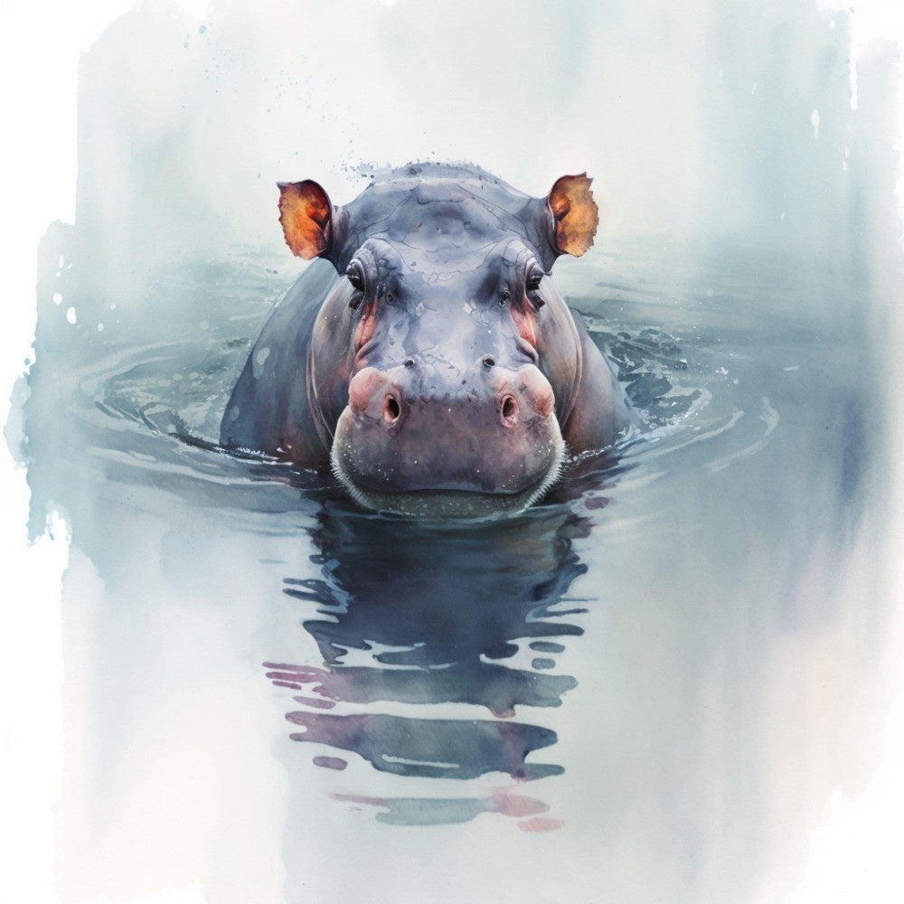 Hippo | Diamond Painting