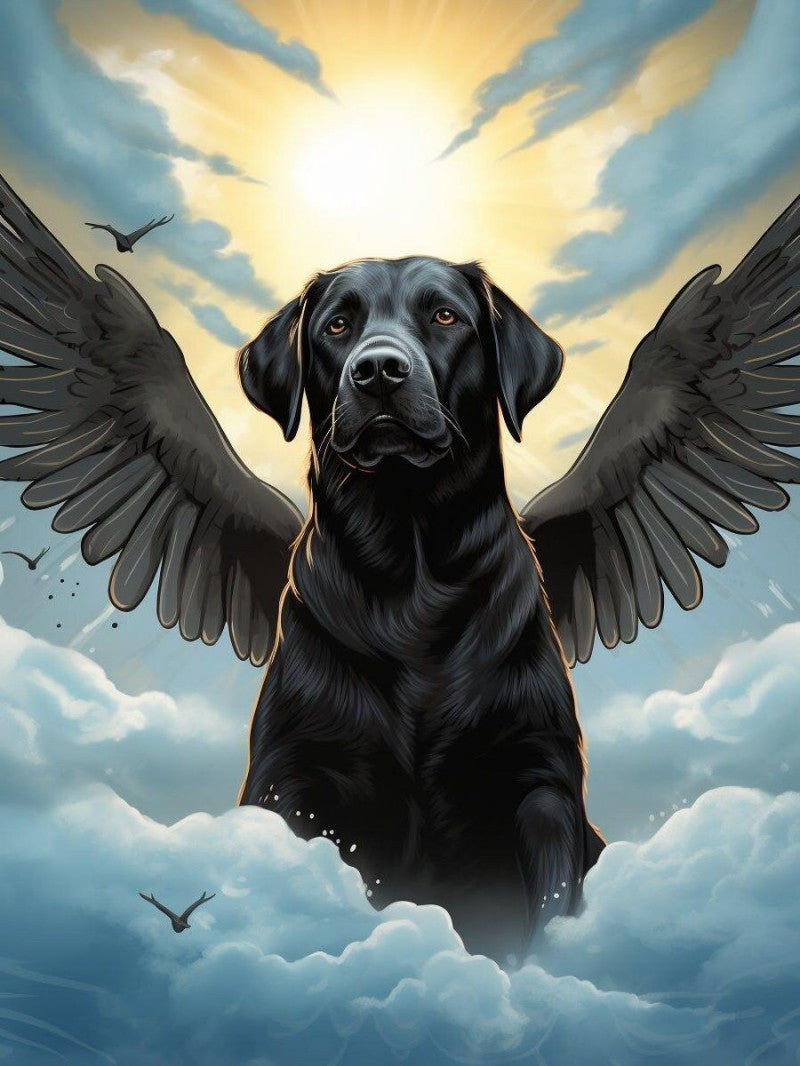 Black Labrador Dog | Diamond Painting