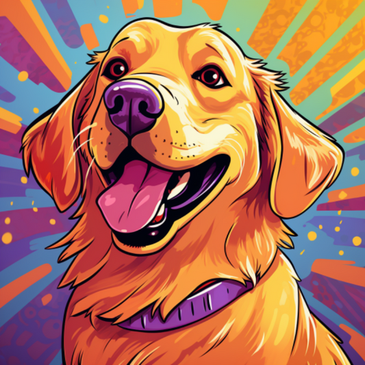 Golden Retriever Dog | Diamond Painting