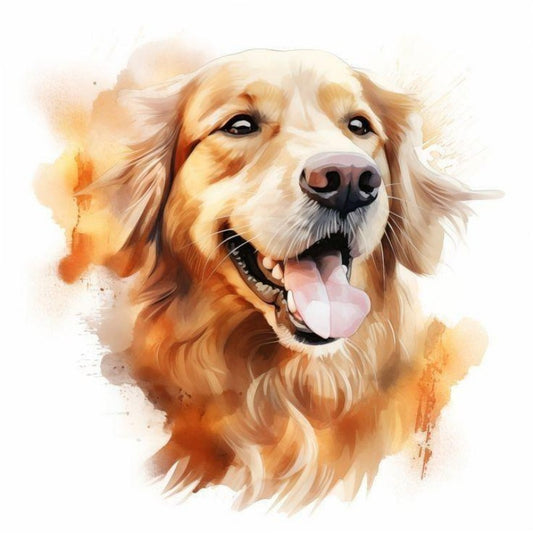 Golden Retriever Dog | Diamond Painting