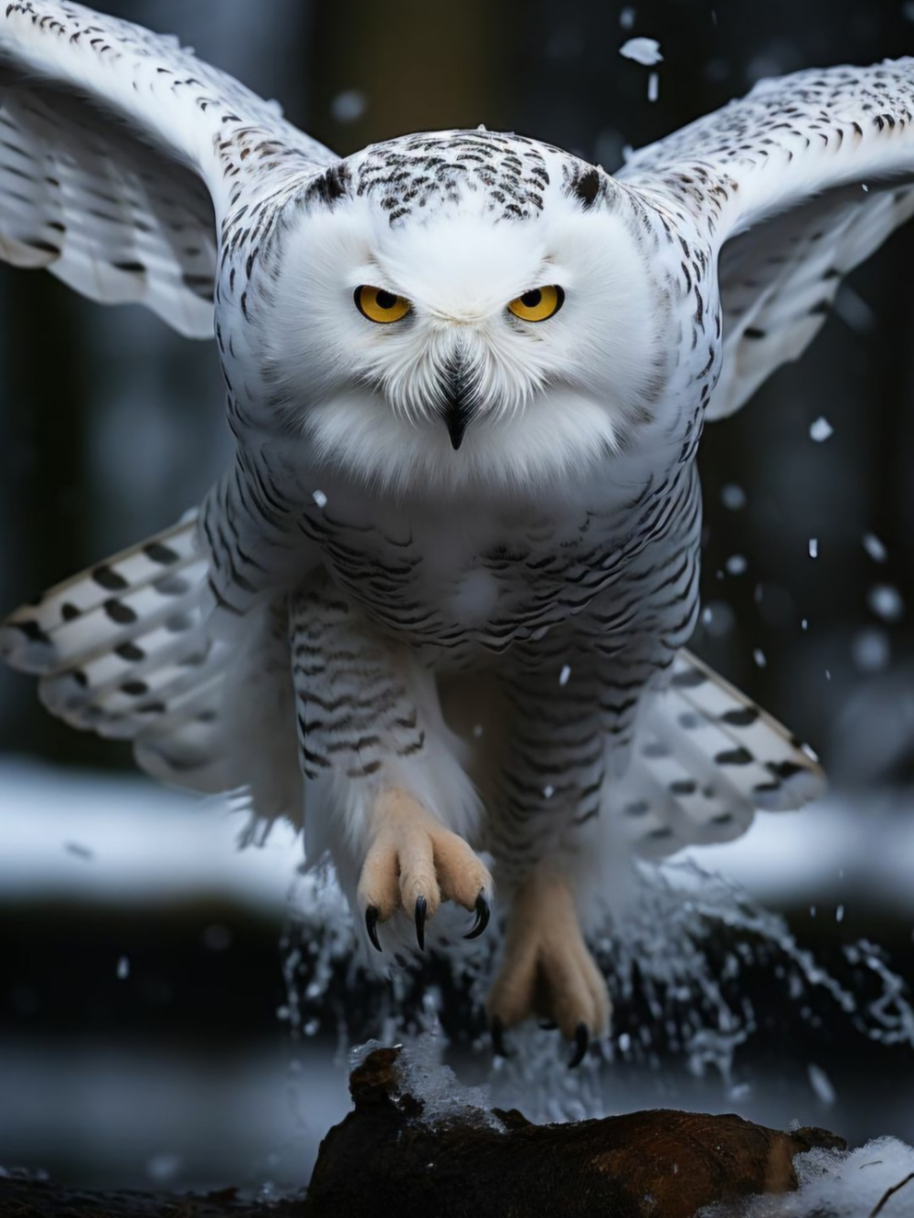 Snowy owl (White Owl) | Diamond Painting