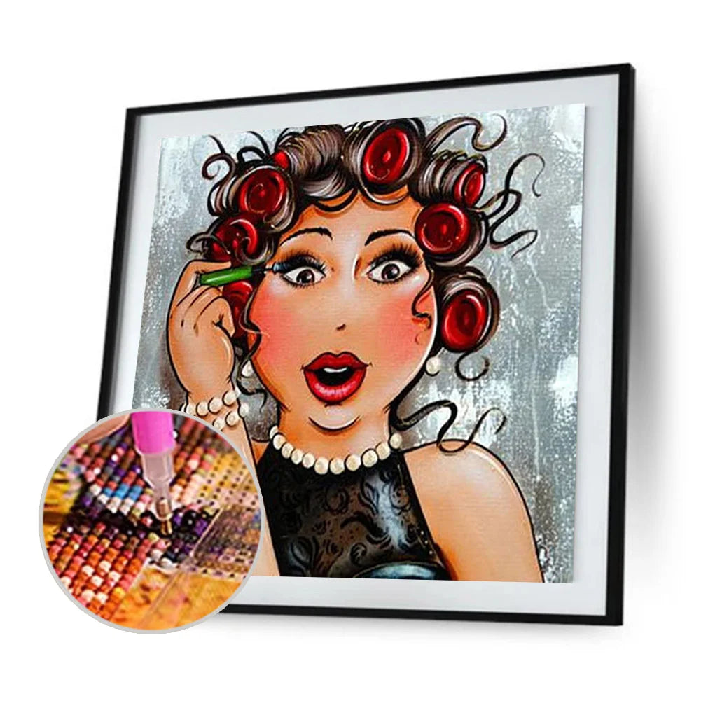 Beautiful Girl | Diamond Painting