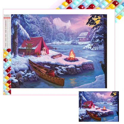 Snow Night | Diamond Painting