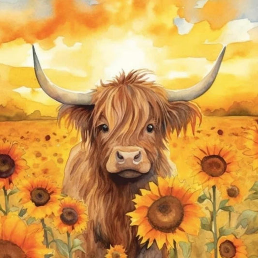 Highland Cow | Diamond Painting