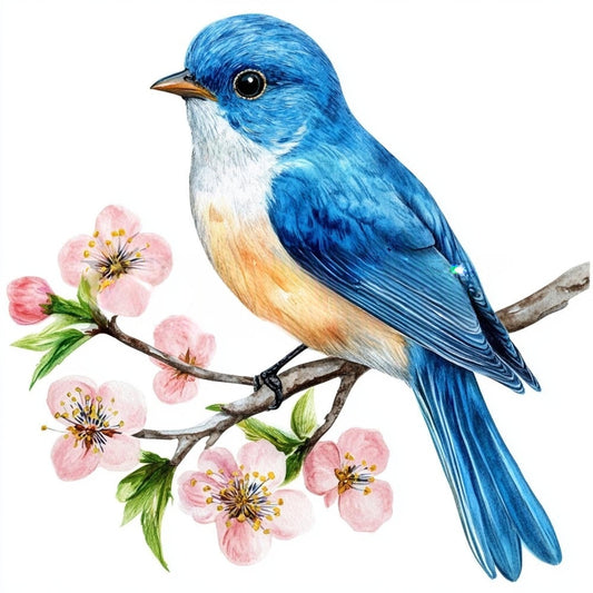 Birds and Flowers | Diamond Painting