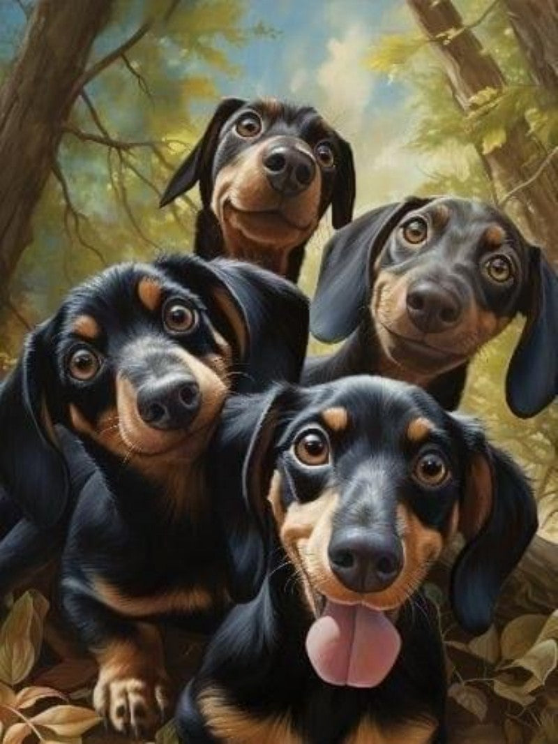 Dachshund Dog | Diamond Painting